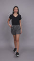 OWO The Label Women Shorts, Half Pant For Women Stripe Print, Best Quality Shorts (OTLWS05)